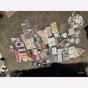 1000+ HUGE Lot of Scrapbooking Supplies Stickers Great Variety! Lots Of Themes